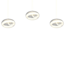 Trio Lighting Trio TARSIA LED pendant light | 3x 35W 5000 lm 4000K | chrome | IP20 | 150 cm
