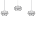 Trio Lighting Trio TARSIA LED pendant light | 3x 35W 5000 lm 4000K | chrome | IP20 | 150 cm