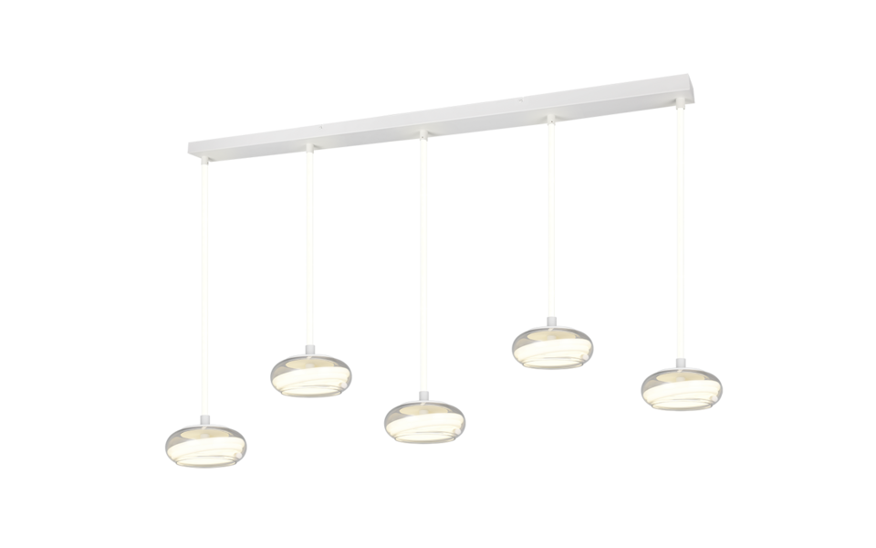 Trio Lighting Trio TARSIA LED pendant light | 5x 50W 7000 lm 4000K | chrome | IP20 | 150 cm
