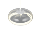 Trio Lighting Trio TARSIA LED pendant light | 1x 25W 3500 lm 4000K | chrome | Ø 40 cm | IP20 | 150 cm