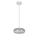 Trio Lighting Trio TARSIA LED pendant light | 1x 25W 3500 lm 4000K | chrome | Ø 40 cm | IP20 | 150 cm