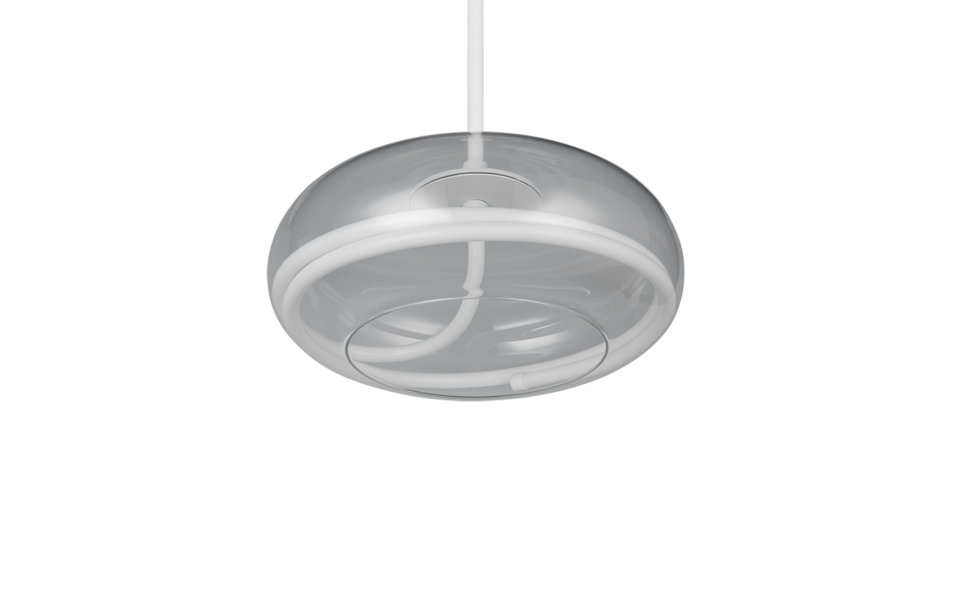 Trio Lighting Trio TARSIA LED pendant light | 1x 25W 3500 lm 4000K | chrome | Ø 40 cm | IP20 | 150 cm