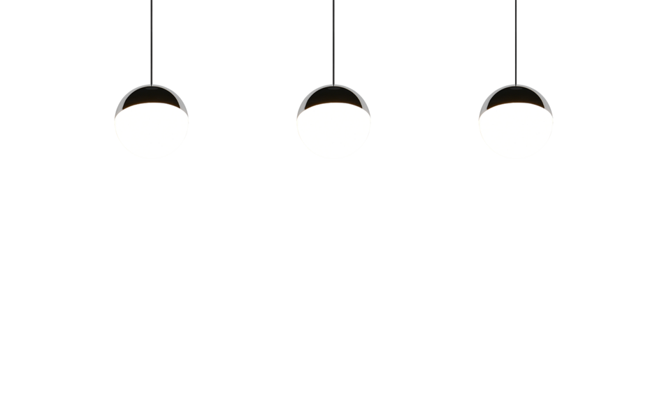 Trio Lighting Trio SENTA LED pendant light | 3x 7W 840 lm 3000K | IP20 | 150 cm