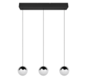 Trio Lighting Trio SENTA hanglamp | LED | chroom | 62 x 10 cm | IP20 | 3x 5W | 800 lm | 4000K