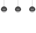 Trio Lighting Trio SENTA hanglamp | LED | antraciet | 60 x 10 cm | IP20 | 3x 5W | 800 lm | 3000K