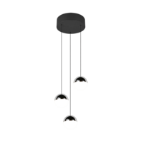 Trio SENTA hanglamp | LED | chroom | Ø 25 cm | IP20 Trio SENTA hanglamp | LED | chroom | Ø 25 cm | IP20