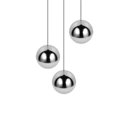 Trio Lighting Trio SENTA hanglamp | LED | chroom | Ø 25 cm | IP20 | 3x 5W | 800 lm | 4000K