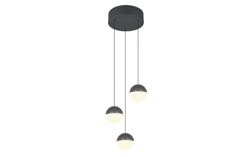 Trio Lighting Trio SENTA LED pendant light | 3x 7W 840 lm 3000K | Ø 20 cm | IP20 | 150 cm Trio Lighting Trio SENTA LED pendant light | 3x 7W 840 lm 3000K | Ø 20 cm | IP20 | 150 cm