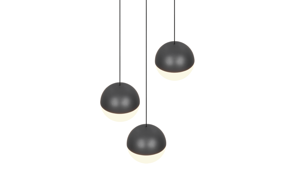 Trio Lighting Trio SENTA LED pendant light | 3x 7W 840 lm 3000K | Ø 20 cm | IP20 | 150 cm Trio Lighting Trio SENTA LED pendant light | 3x 7W 840 lm 3000K | Ø 20 cm | IP20 | 150 cm