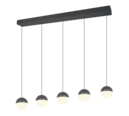 Trio Lighting Trio SENTA LED pendant light | 5x 7W 840 lm 3000K | IP20 | 150 cm