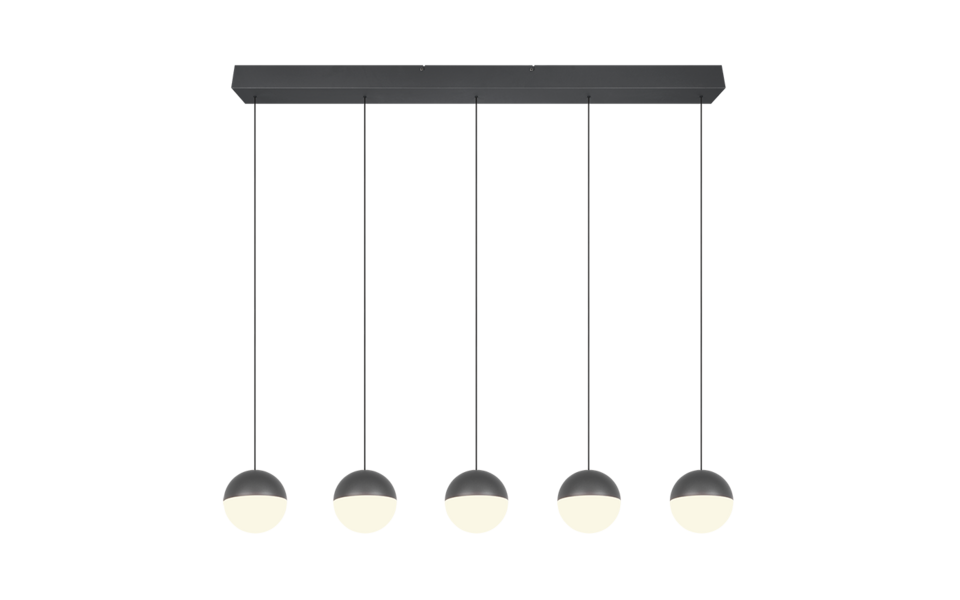 Trio Lighting Trio SENTA LED pendant light | 5x 7W 840 lm 3000K | IP20 | 150 cm Trio Lighting Trio SENTA LED pendant light | 5x 7W 840 lm 3000K | IP20 | 150 cm