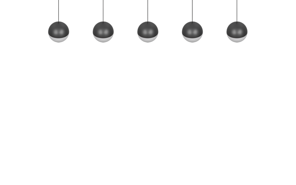 Trio Lighting Trio SENTA hanglamp | LED | antraciet | 114 x 10 cm | IP20 | 5x 5W | 800 lm | 3000K