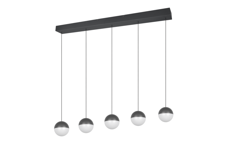 Trio Lighting Trio SENTA LED pendant light | 5x 7W 840 lm 3000K | IP20 | 150 cm Trio Lighting Trio SENTA LED pendant light | 5x 7W 840 lm 3000K | IP20 | 150 cm