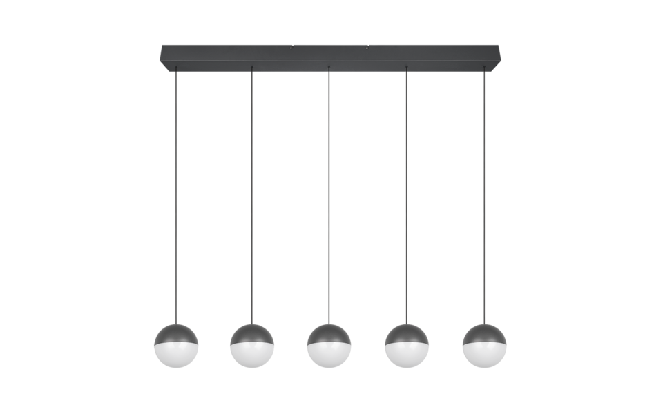 Trio Lighting Trio SENTA LED pendant light | 5x 7W 840 lm 3000K | IP20 | 150 cm Trio Lighting Trio SENTA LED pendant light | 5x 7W 840 lm 3000K | IP20 | 150 cm
