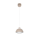 Trio Lighting Trio TILOS hanglamp | E27 Fitting | warm beige met wit | Ø 23 cm | IP20 | excl. 1x E27 | max. 10W