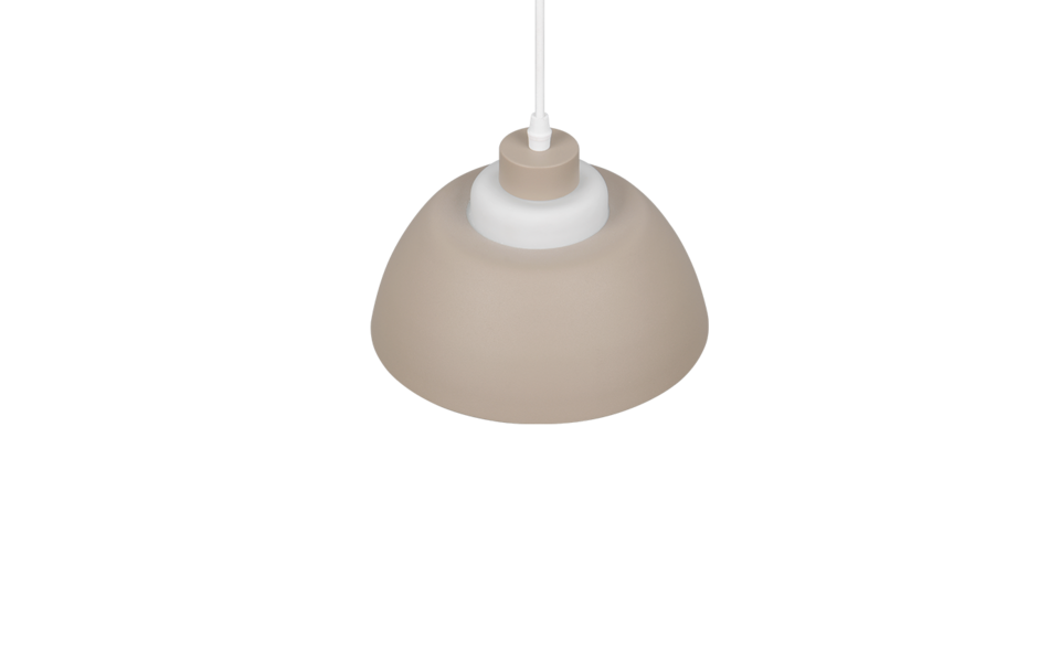 Trio Lighting Trio TILOS hanglamp | E27 Fitting | warm beige met wit | Ø 23 cm | IP20 | excl. 1x E27 | max. 10W Trio Lighting Trio TILOS hanglamp | E27 Fitting | warm beige met wit | Ø 23 cm | IP20 | excl. 1x E27 | max. 10W