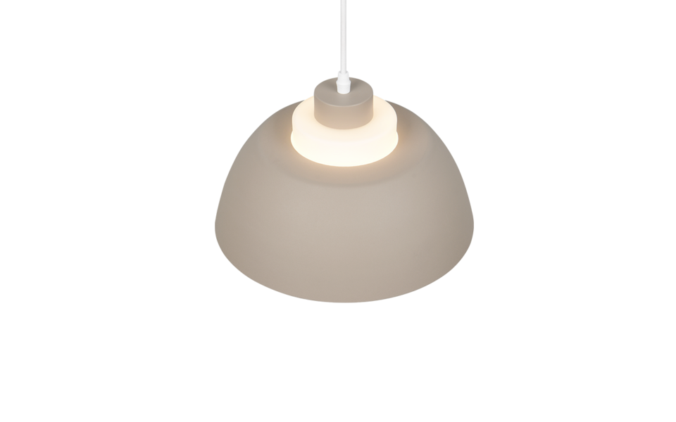 Trio Lighting Trio TILOS hanglamp | E27 Fitting | warm beige met wit | Ø 30 cm | IP20 | excl. 1x E27 | max. 10W Trio Lighting Trio TILOS hanglamp | E27 Fitting | warm beige met wit | Ø 30 cm | IP20 | excl. 1x E27 | max. 10W