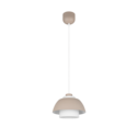 Trio Lighting Trio TILOS hanglamp | E27 Fitting | warm beige met wit | Ø 30 cm | IP20 | excl. 1x E27 | max. 10W
