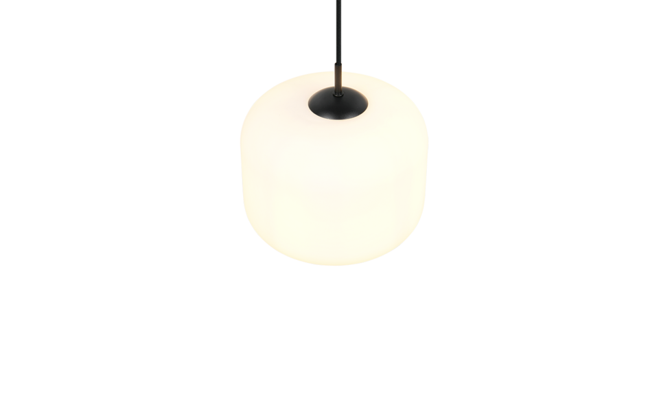 Trio Lighting Trio SIGNE pendant light | 1x E27 max 40W | white | Ø 18 cm | IP20 | 150 cm