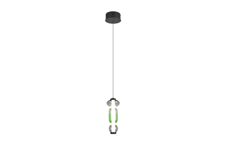 Trio Lighting Trio MINERVA hanglamp | LED | multicolor | Ø 15,5 cm | IP20 | 1x 6W | 800 lm | 2300+3000+4000K | dimbaar Trio Lighting Trio MINERVA hanglamp | LED | multicolor | Ø 15,5 cm | IP20 | 1x 6W | 800 lm | 2300+3000+4000K | dimbaar