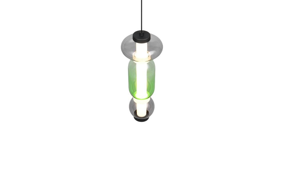 Trio Lighting Trio MINERVA hanglamp | LED | multicolor | Ø 15,5 cm | IP20 | 1x 6W | 800 lm | 2300+3000+4000K | dimbaar Trio Lighting Trio MINERVA hanglamp | LED | multicolor | Ø 15,5 cm | IP20 | 1x 6W | 800 lm | 2300+3000+4000K | dimbaar