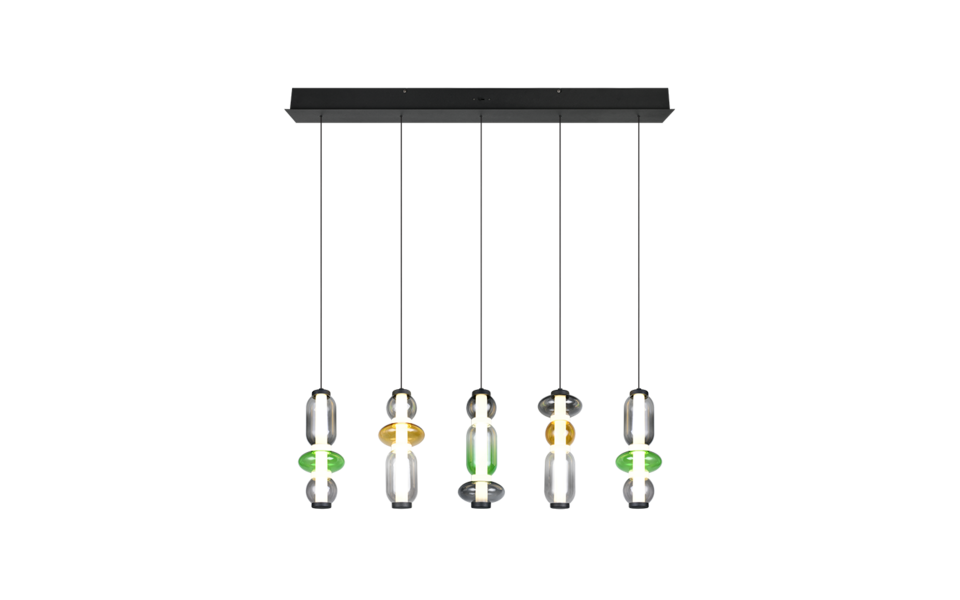 Trio Lighting Trio MINERVA LED pendant light | 5x 8W 800 lm 4000K | IP20 | 58 cm Trio Lighting Trio MINERVA LED pendant light | 5x 8W 800 lm 4000K | IP20 | 58 cm