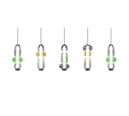 Trio Lighting Trio MINERVA LED pendant light | 5x 8W 800 lm 4000K | IP20 | 58 cm