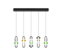 Trio Lighting Trio MINERVA LED pendant light | 5x 8W 800 lm 4000K | IP20 | 58 cm