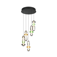 Trio MINERVA hanglamp | LED | multicolor | Ø 42 cm | IP20