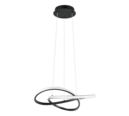 Trio Lighting Trio MANSA LED pendant light | 1x 35W 4200 lm 3000K | black | Ø 50 cm | IP20 | 150 cm