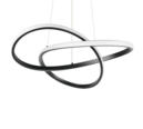 Trio Lighting Trio MANSA LED pendant light | 1x 35W 4200 lm 3000K | black | Ø 50 cm | IP20 | 150 cm