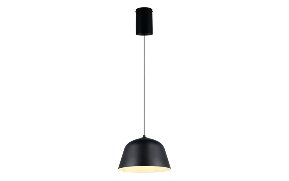 Trio Lighting Trio TOVA hanglamp | E27 Fitting | mat zwart | Ø 30 cm | IP20 | excl. 1x E27 | max. 15W Trio Lighting Trio TOVA hanglamp | E27 Fitting | mat zwart | Ø 30 cm | IP20 | excl. 1x E27 | max. 15W