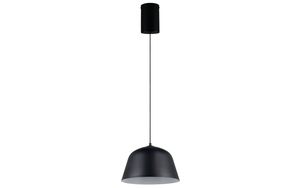 Trio Lighting Trio TOVA pendant light | 1x E27 max 40W | black | Ø 29 cm | IP20 | 150 cm Trio Lighting Trio TOVA pendant light | 1x E27 max 40W | black | Ø 29 cm | IP20 | 150 cm
