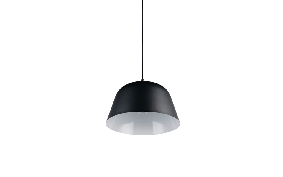 Trio Lighting Trio TOVA hanglamp | E27 Fitting | mat zwart | Ø 30 cm | IP20 | excl. 1x E27 | max. 15W Trio Lighting Trio TOVA hanglamp | E27 Fitting | mat zwart | Ø 30 cm | IP20 | excl. 1x E27 | max. 15W