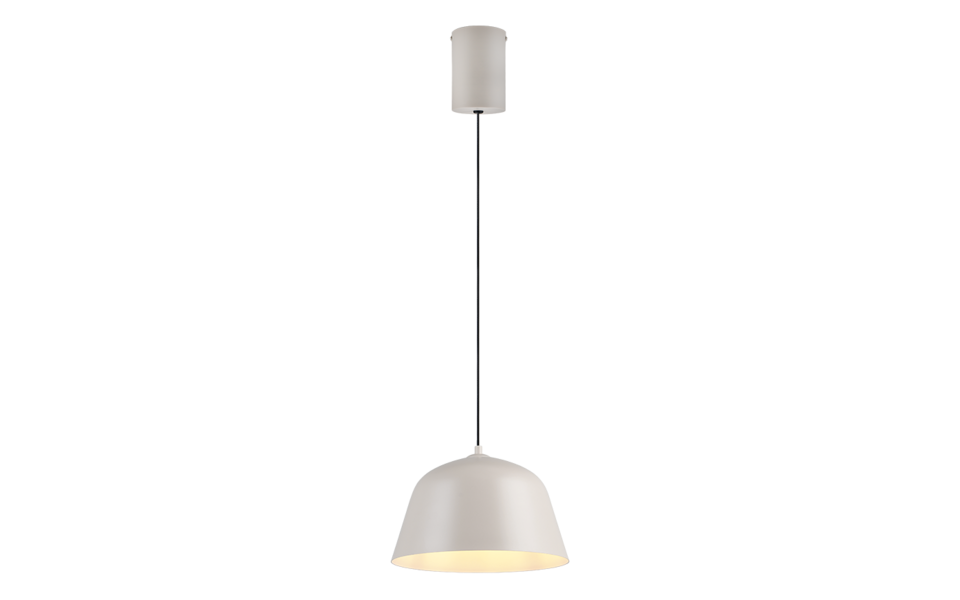 Trio Lighting Trio TOVA hanglamp | E27 Fitting | warm grijs | Ø 30 cm | IP20 | excl. 1x E27 | max. 15W