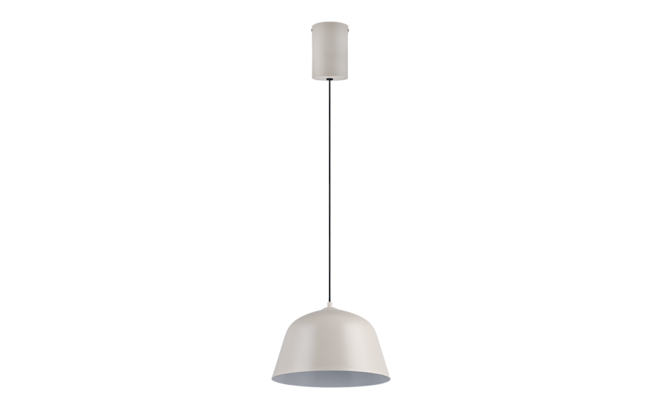 Trio Lighting Trio TOVA hanglamp | E27 Fitting | warm grijs | Ø 30 cm | IP20 | excl. 1x E27 | max. 15W