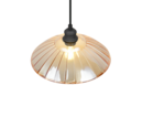 Trio Lighting Trio ELUNA pendant light | 1x E27 max 40W | black | Ø 29.5 cm | IP20 | 150 cm