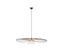 Trio Lighting Trio LAURIS pendant light | 1x E27 max 40W | black | Ø 100 cm | IP20 | 150 cm
