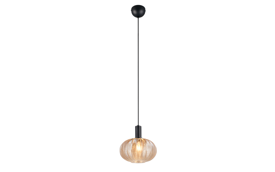 Trio Lighting Trio ELVEZIA hanglamp | E27 Fitting | amber | Ø 26 cm | IP20 | excl. 1x E27 | max. 10W