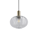 Trio Lighting Trio ELVEZIA hanglamp | E27 Fitting | transparant | Ø 26 cm | IP20 | excl. 1x E27 | max. 10W