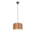 Trio Lighting Trio PARDINA hanglamp | E27 Fitting | mat zwart | Ø 40 cm | IP20 | excl. 1x E27 | max. 60W