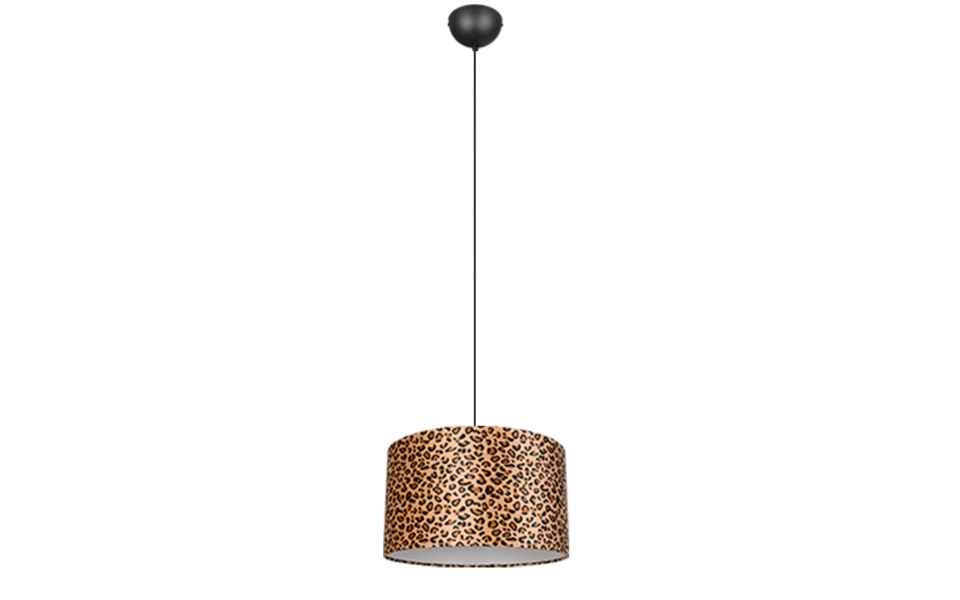Trio Lighting Trio PARDINA hanglamp | E27 Fitting | mat zwart | Ø 40 cm | IP20 | excl. 1x E27 | max. 60W Trio Lighting Trio PARDINA hanglamp | E27 Fitting | mat zwart | Ø 40 cm | IP20 | excl. 1x E27 | max. 60W