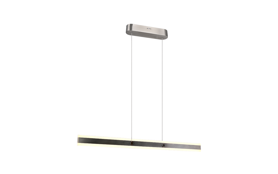 Trio Lighting Trio ARCOLA hanglamp | LED | nikkel mat | 115 x 9,5 cm | IP20 | 1x 35W | 4100 lm | 2300+3000+4000K | dimbaar Trio Lighting Trio ARCOLA hanglamp | LED | nikkel mat | 115 x 9,5 cm | IP20 | 1x 35W | 4100 lm | 2300+3000+4000K | dimbaar