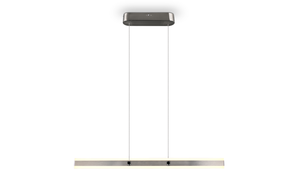 Trio Lighting Trio ARCOLA hanglamp | LED | nikkel mat | 115 x 9,5 cm | IP20 | 1x 35W | 4100 lm | 2300+3000+4000K | dimbaar Trio Lighting Trio ARCOLA hanglamp | LED | nikkel mat | 115 x 9,5 cm | IP20 | 1x 35W | 4100 lm | 2300+3000+4000K | dimbaar