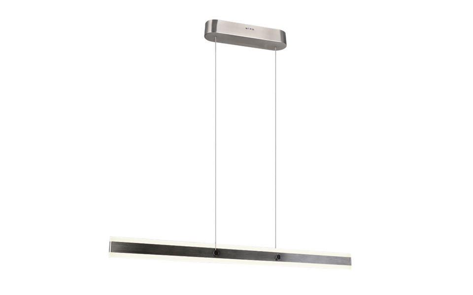 Trio Lighting Trio ARCOLA hanglamp | LED | nikkel mat | 115 x 9,5 cm | IP20 | 1x 35W | 4100 lm | 2300+3000+4000K | dimbaar Trio Lighting Trio ARCOLA hanglamp | LED | nikkel mat | 115 x 9,5 cm | IP20 | 1x 35W | 4100 lm | 2300+3000+4000K | dimbaar