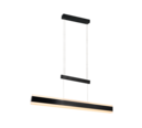 Trio Lighting Trio ARCOLA hanglamp | LED | mat zwart | 152 x 6 cm | IP20 | 1x 45W | 5250 lm | 2300+3000+4000K
