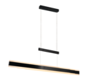 Trio Lighting Trio ARCOLA hanglamp | LED | mat zwart | 152 x 6 cm | IP20 | 1x 45W | 5250 lm | 2300+3000+4000K