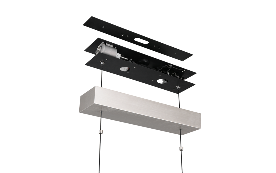 Trio Lighting Trio DONEGAL hanglamp | LED | nikkel mat | 150 x 13,4 cm | IP20 | 1x 40W | 4650 lm | 2700-6500K | dimbaar Trio Lighting Trio DONEGAL hanglamp | LED | nikkel mat | 150 x 13,4 cm | IP20 | 1x 40W | 4650 lm | 2700-6500K | dimbaar