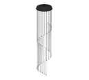 Trio Lighting Trio BAXTER pendant light | 68W | black | Ø 37 cm | IP20 | 220 cm