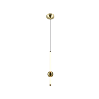 Trio MELITA hanglamp | LED | messing mat | Ø 13 cm | IP20